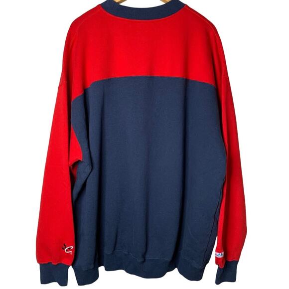 Vintage Jeff Gordon Sweatshirt Men's 2XL Embroidered Red Navy Classic Nascar - Picture 2 of 9